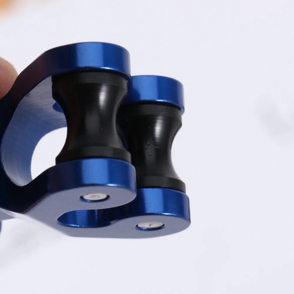 

Aluminum Compound Bow Cable Slide Bar Bow String Splitter Roller Glide Replacement Bowstring Separator Arrow Pulley (Black)