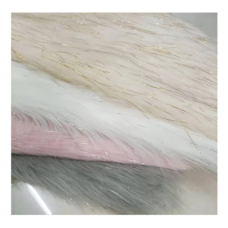 Высококачественная яркая шелковая имитация лисьего меха плюшевая ткань Одежда