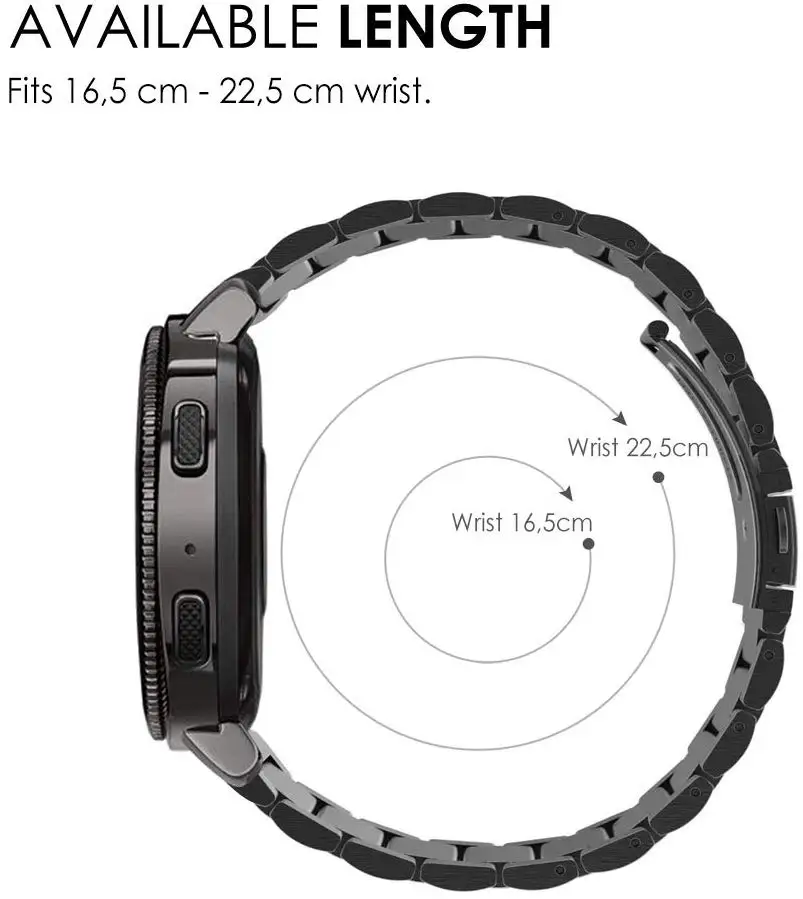 Для Garmin Vivoactive3 Band 20 мм металлический сменный ремешок для Garmin Vivoactive 3 Music/Forerunner 645