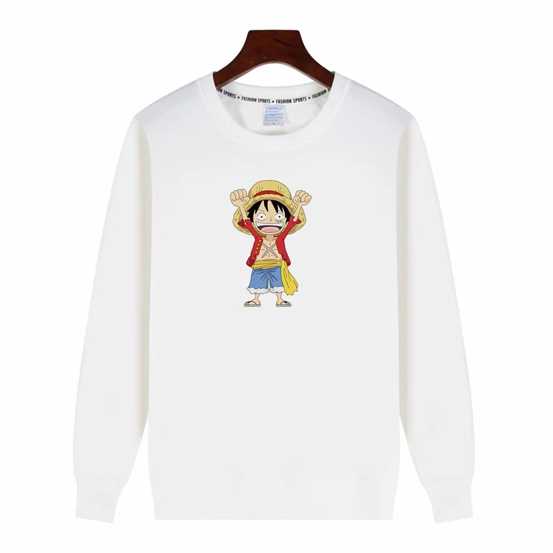 One piece offwhite Мужская Толстовка Повседневная с принтом и круглым вырезом в стиле хип