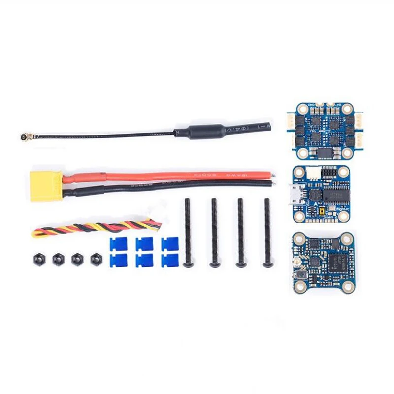 

iFlight V1 SucceX F4 Flight controller OSD 32M Flash & 12A Blheli_S 2-4S Brushless ESC 16x16mm for RC Drone FPV Racing