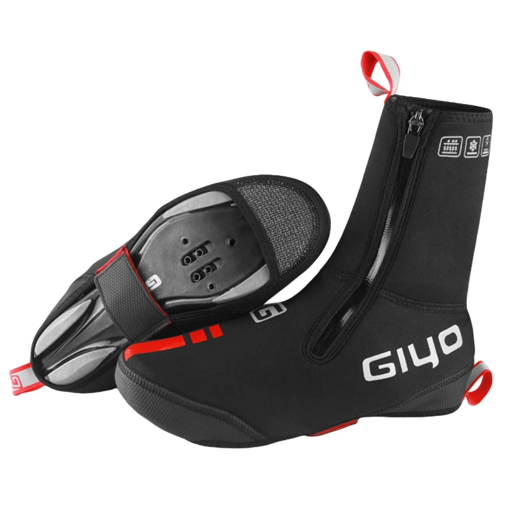 

Зимняя обувь для верховой езды, чехол для велосипедной обуви, ветрозащитная износостойкая черная водонепроницаемая обувь для дорожного и г...