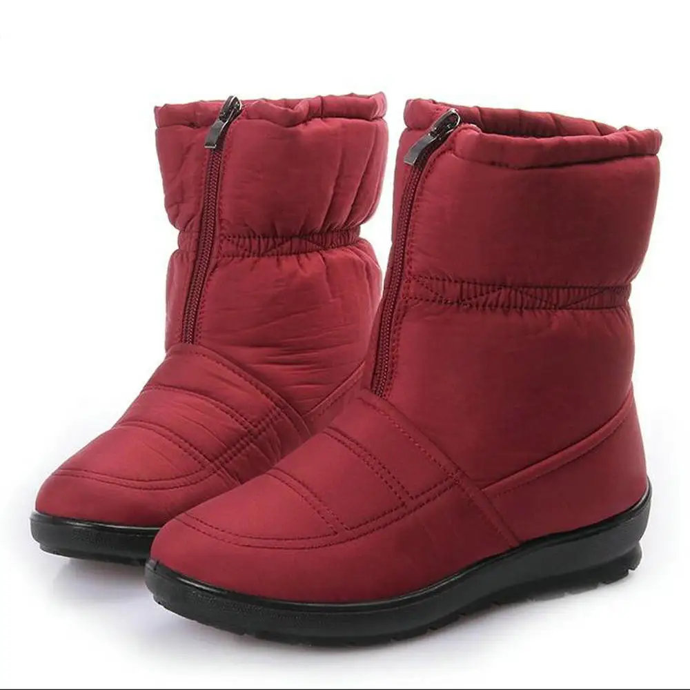 Новинка 2018 размера плюс 35 42 водонепроницаемые женские сапоги с гибкими кубиками