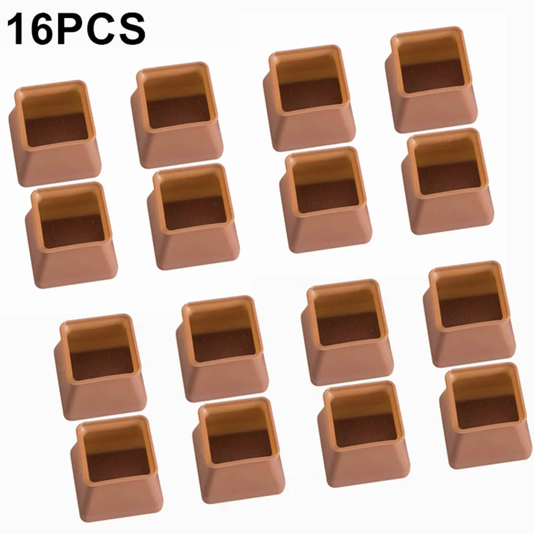 

Cover Table Foot Cover BPA Free Food Grade Transparent 16PCS/Set Anti-slip Chair Protector Home & Living Silicone