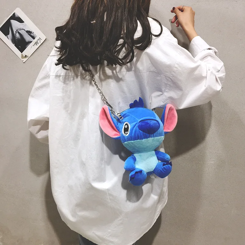 Симпатичный мини-рюкзак со стежками женская сумка плюшевый рюкзак для детей