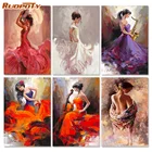 RUOPOTY полностью Квадратный бриллиант, 5D живопись танцор Вышивка крестом DIY портрет вышивка алмазное искусство Продажа Декор для дома ручной работы