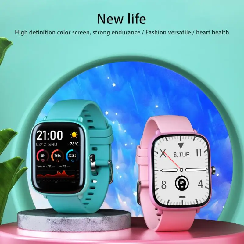 

1.69 Full Touch Color Screen Display Smart Watch Women Men Waterproof Sport Fitness Heart Rate Blood Pressure Tracker Smartwatch