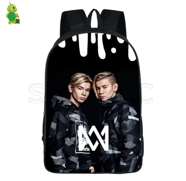Mochila Маркус и Мартинус рюкзак для женщин школьная сумка для подростков девочек мальчиков Водонепроницаемый модный рюкзак для путешествия Сумка - Цвет: 18