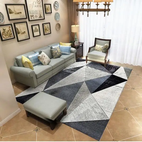

Mininalist Corridor Carpet Long Hallway Area Rug Geometric Living Room Carpet Kitchen Aisle Mat Hotel Mall Entrance Hall Mat