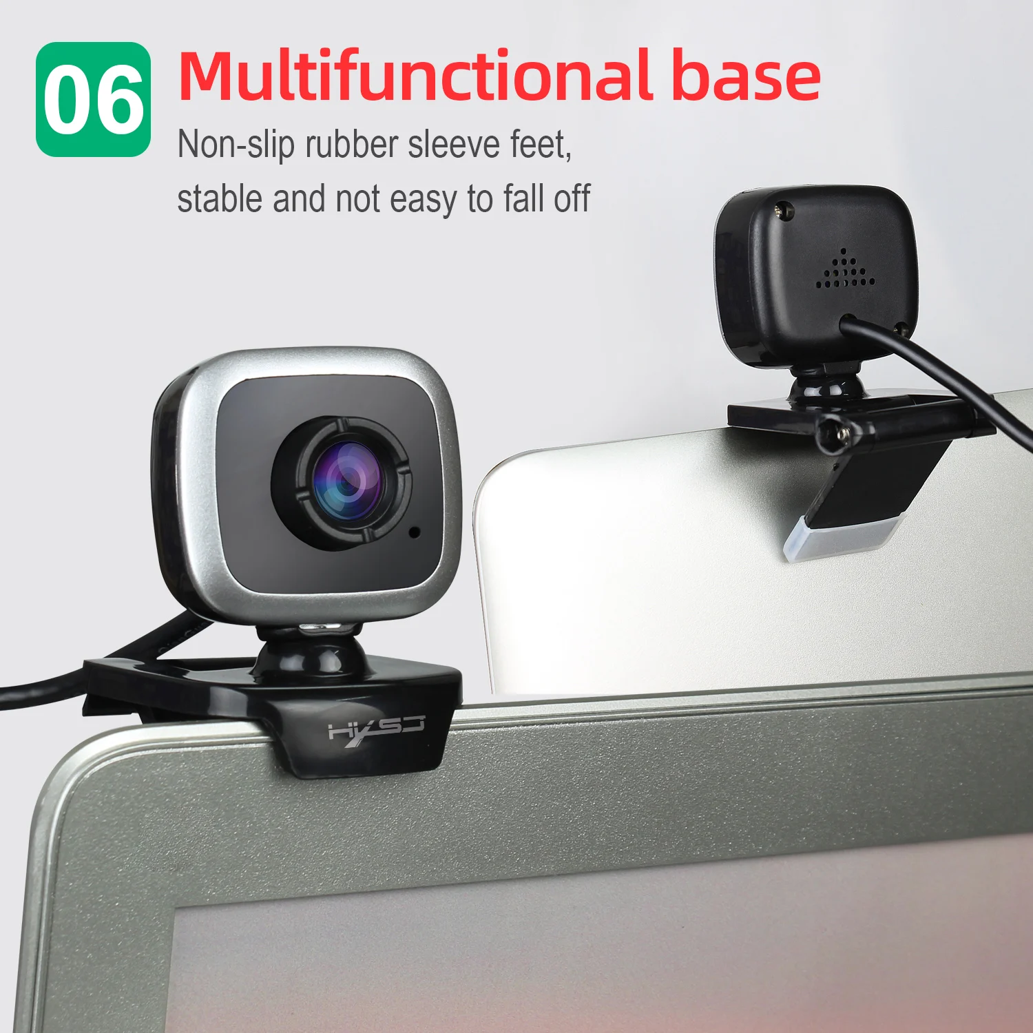 

New 360rotatable webcam 480P HD PC camera with external 3.5mm jack microphone for Skype for Android TV PC camera USB webcam