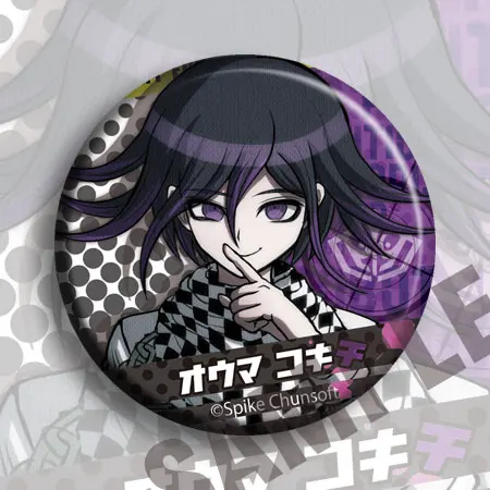1pc 58mm Danganronpa: Trigger Happy Havoc monokuma Naegi Makoto Kirigiri Kyouko Badges Brooch |