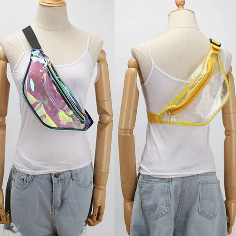 Женская прозрачная поясная сумка водонепроницаемая дорожная Повседневная