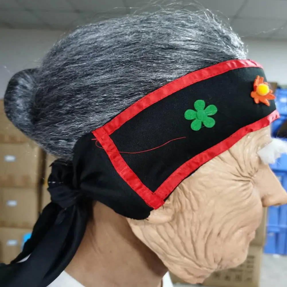 Новинка Хэллоуина Mengpo для дам в возрасте маскарадные латексные маски на Хэллоуин