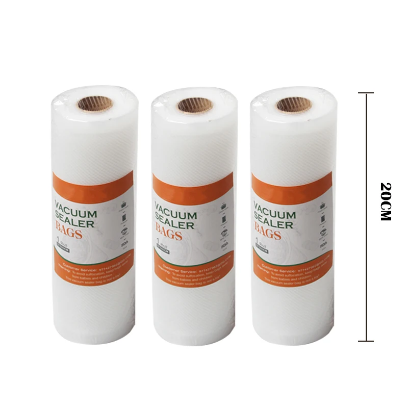 20X500CM 3ROLL Жизнь Кухня вакуумный мешок для еды вакуумный упаковщик Упаковка Мешок вакуумный упаковщик хранения сумки еда свежая долго держать - Цвет: 20X500CM 3ROLL