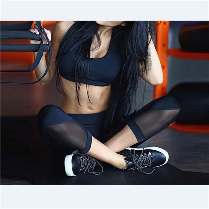 Женские спортивные Леггинсы для спортзала фитнеса бега тренажерного зала