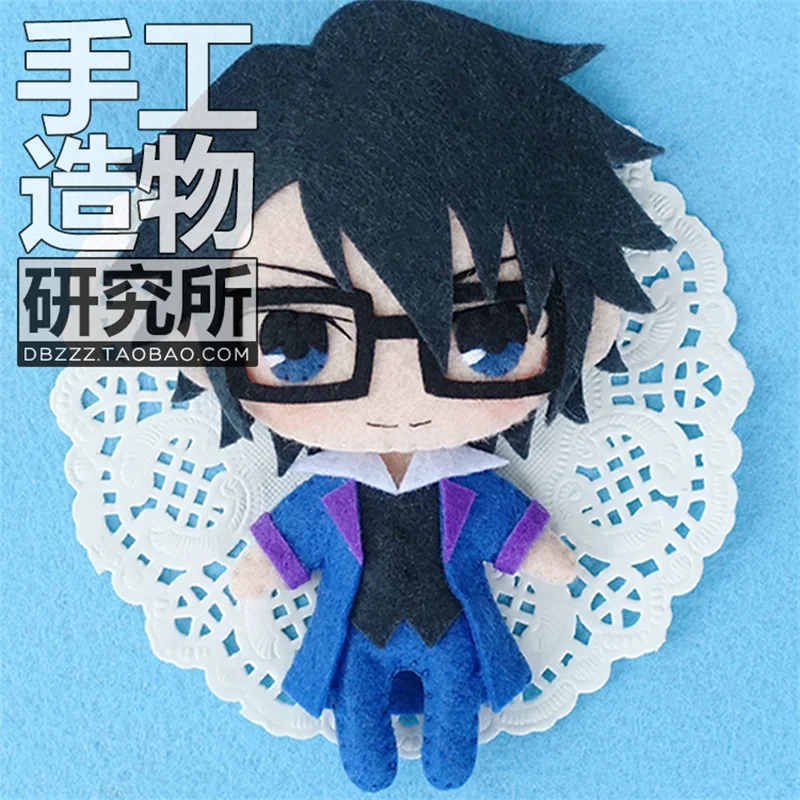 

DIY Handmade Japan Anime K Fushimi Enhiko Q Ver Cosplay Material Package Without Sewing Doll Non Woven Plush Doll Toy Gift New