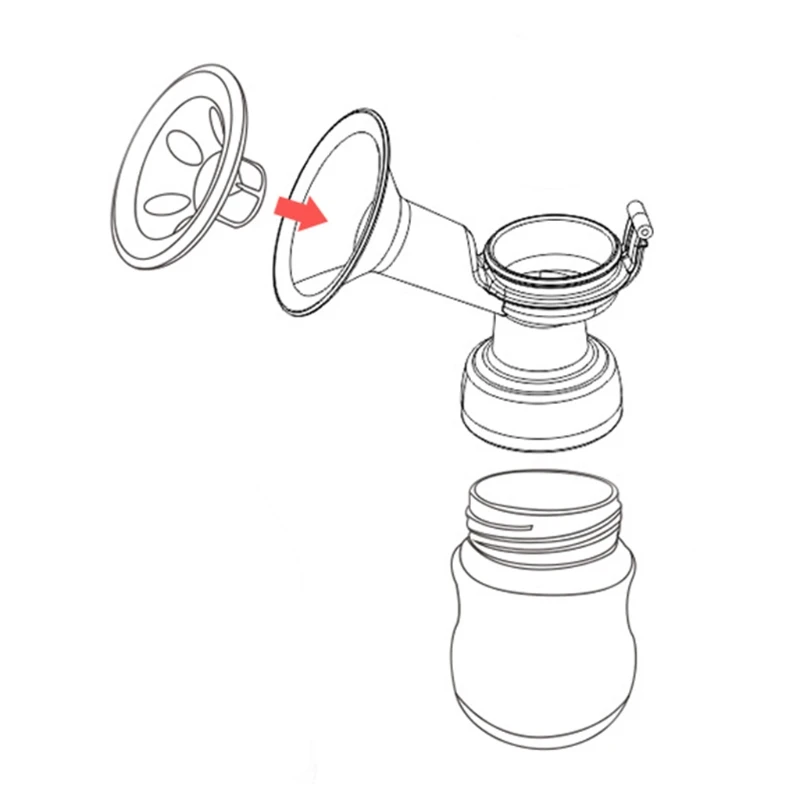 

Baby Feeding Massage Cushion Silicone Petal Mat Pad Electric Breast Pump Accessories