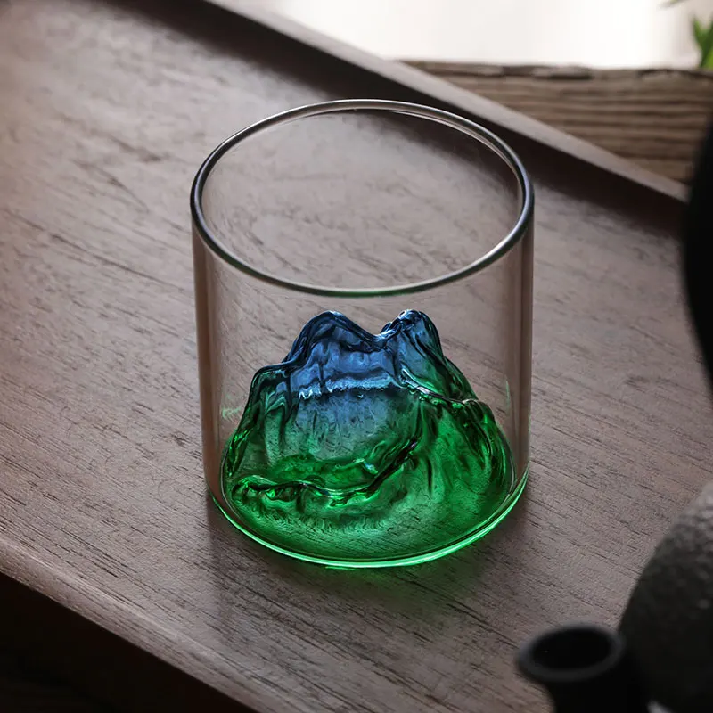 Vasos de cristal de dise&ntilde;o Original para el hogar, vasos de whisky resistentes al calor, para caf&eacute;, t&eacute;, Bar, almac&eacute;n de vidrio-3