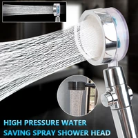 360 degrees rotating universal high pressure spray nozzle with small fan shower head water saving flow