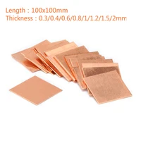 99 9 copper sheet plate diy handmade material pure copper tablets diy material for industry mould or metal art 100x100mm