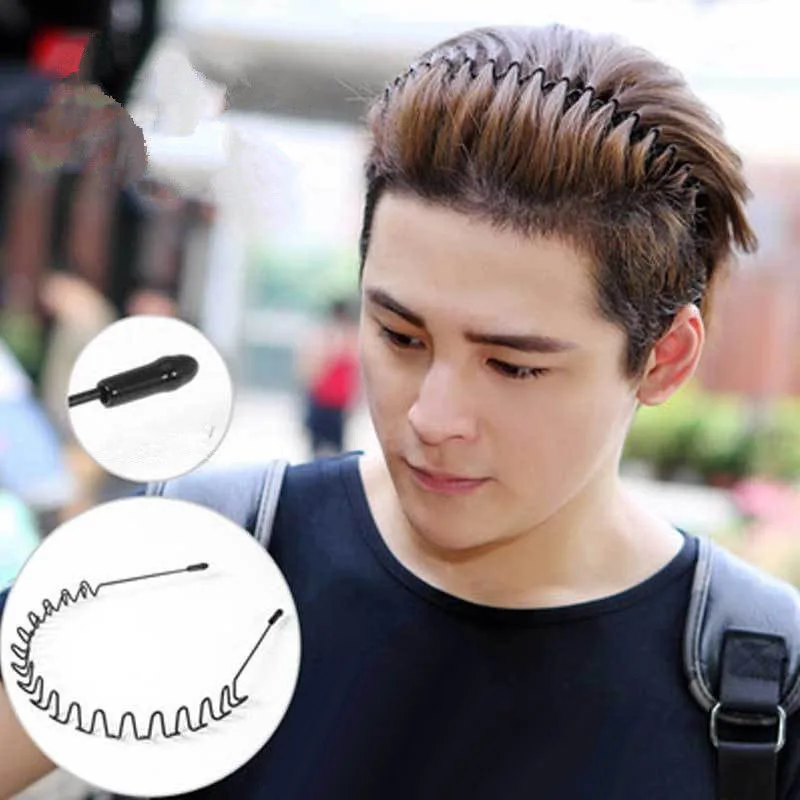 

2021 Unisex Alice Hairband Headband Men Women Sports Hair Band Hoop Metal Hoop Double Bangs Hairstyle Hairpin Hair Accessories