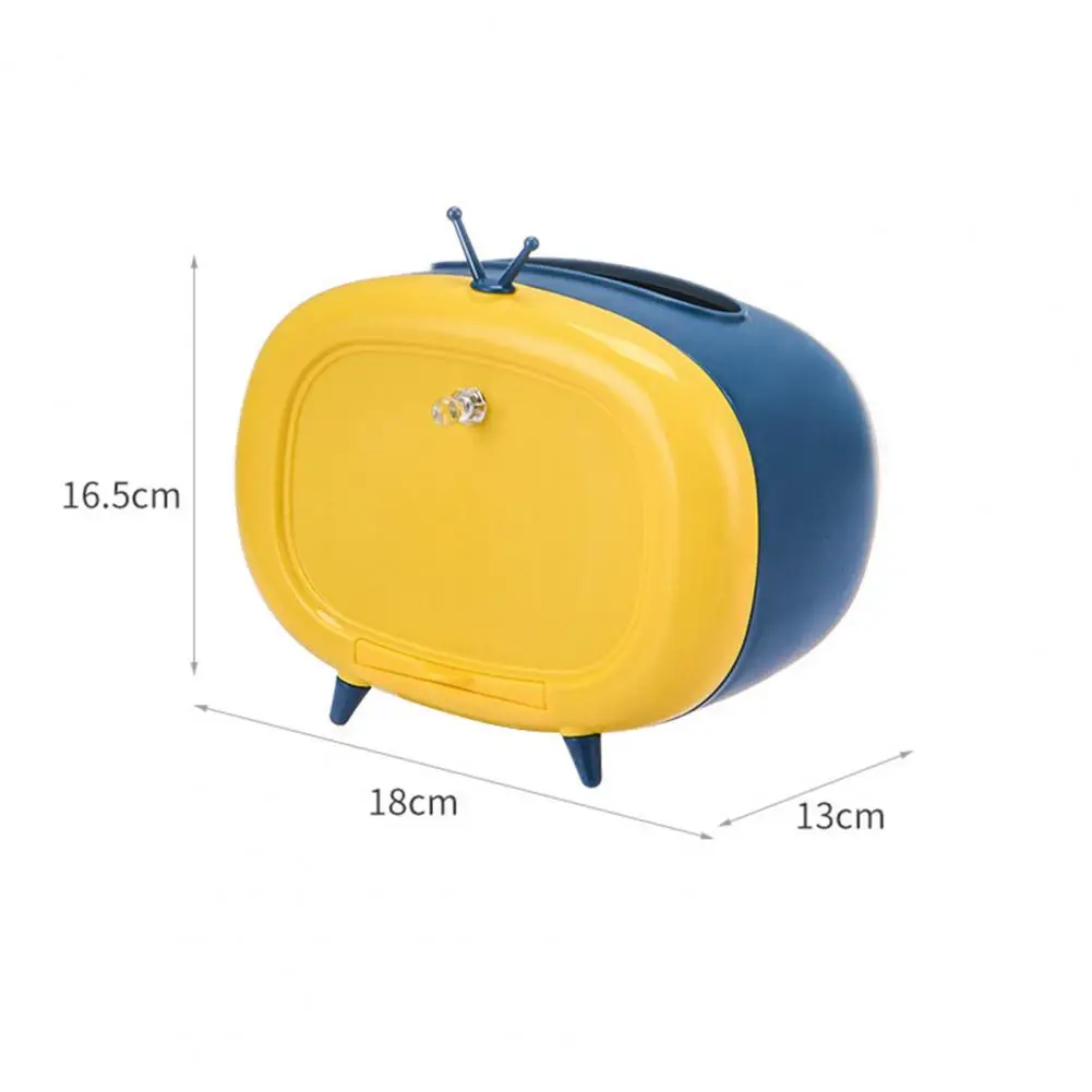 

Hot Sales Tissue Box Eco-friendly Wide-mouth Design Lightweight Napkin Holder TV Pumping Paper Case Dispenser for Guestroom