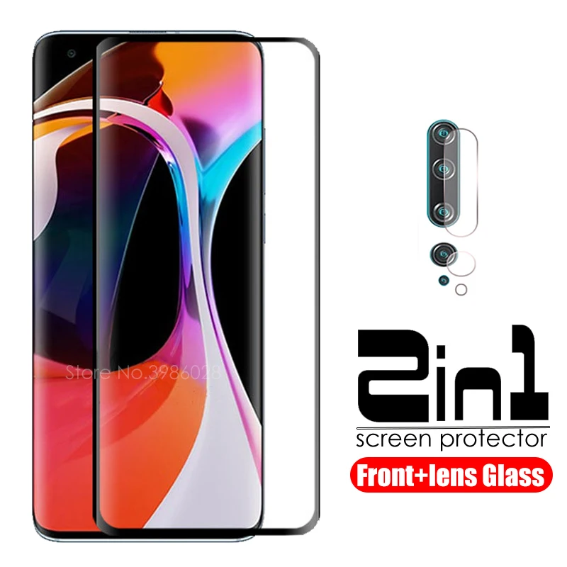 Изогнутое защитное стекло 5D для xiaomi mi note 10 pro закаленное note10 Защитная пленка mi10 не