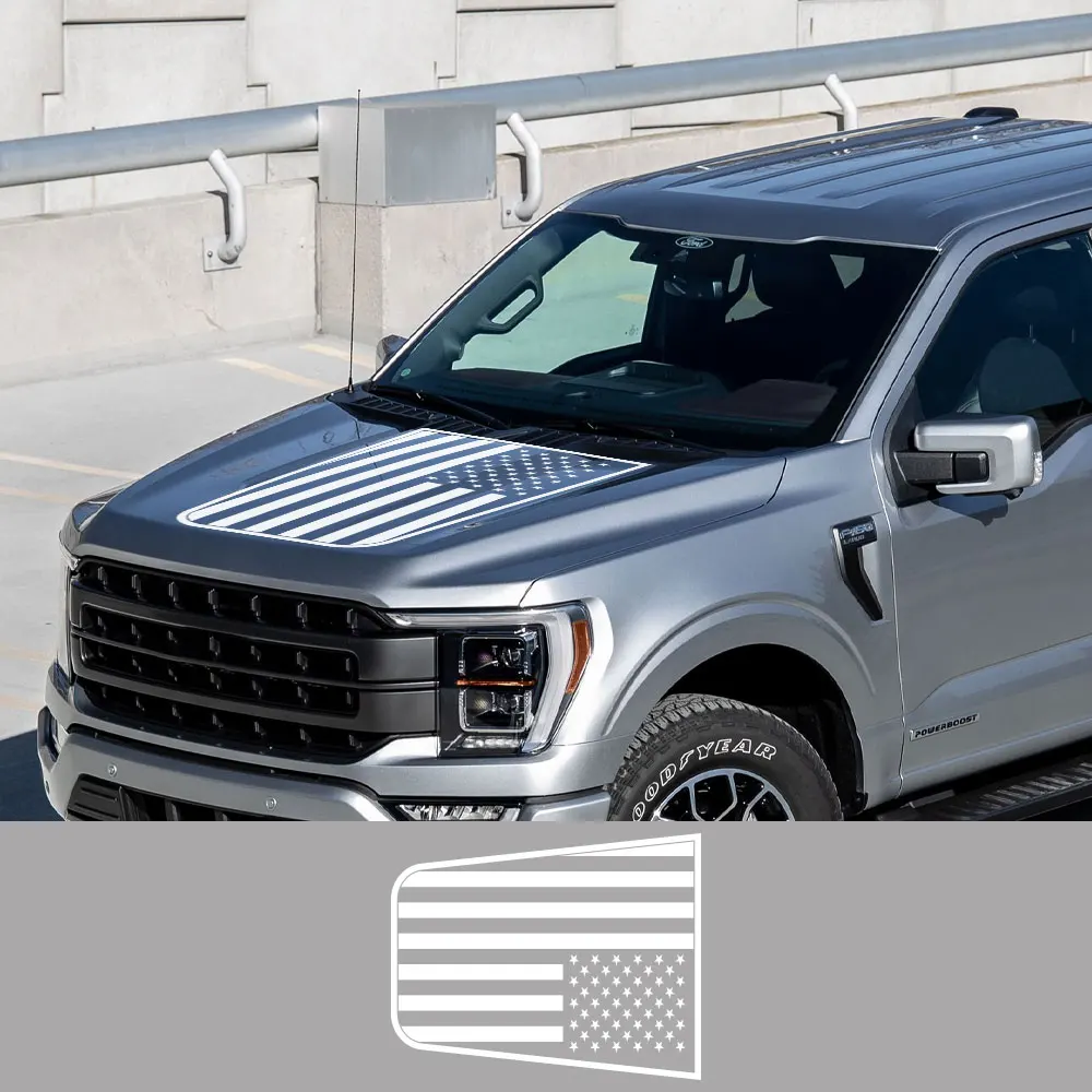 Виниловая пленка Doordash для пикапа наклейка на капот двигателя Ford F 150 графика