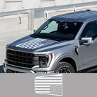 Виниловая пленка Doordash для пикапа, наклейка на капот двигателя для Ford F 150, графика грузовика, американский флаг США, наклейка, декоративный чехол, наклейка на заказ
