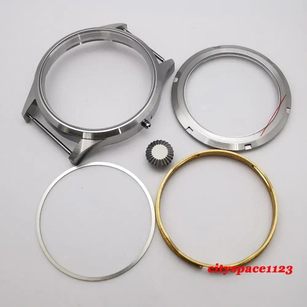 Мужской чехол из нержавеющей стали 316L с сапфировым стеклом и начесом для часов 43