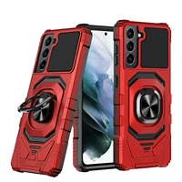 shockproof armor magnetic ring bracket phone case for samsung galaxy note 20 s21 plus fe ultra a01 a02 a02s a21s f62 m62 cover