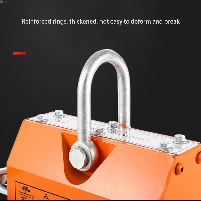 600KG 1t 400T Permanent magnet lifter powerful magnetic lifting 2 tons 3 crane Krauk permanent suction cup |
