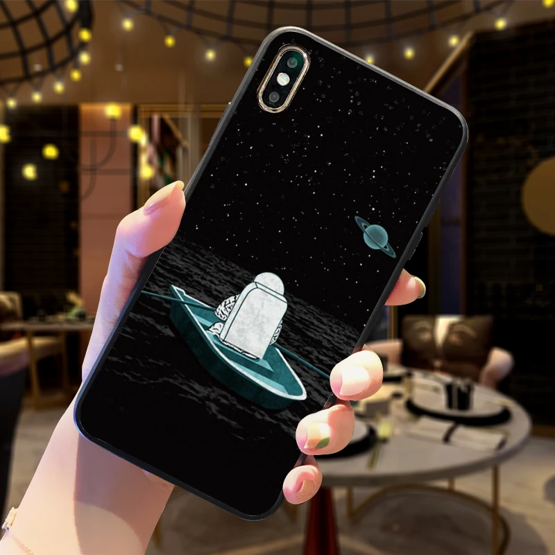 Mobile Phone Cases FOR Xiaomi mi 8 9 SE MI 6X MIX 2S 3 F1 color retro planet astronaut CC9E CC9 A2 LITE 9T A3 PRO | Мобильные