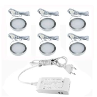136pcs led under cabinet light indoor ceiling lamp with eu us power adapter for kitchen bar bedroom closet wardrobe decoration