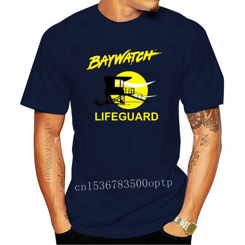 New Baywatch T-Shirt Rot Lifeguard David HasselhoffKult 2021 Funny Tees(1)