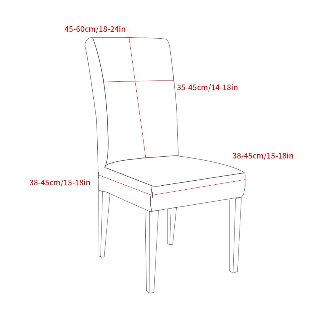 

Jacquard Chair Cover With High Back Desk Seat office Chair Cushion Sofa and Armchairs Dining Room Kitchen Banquet Universal Size