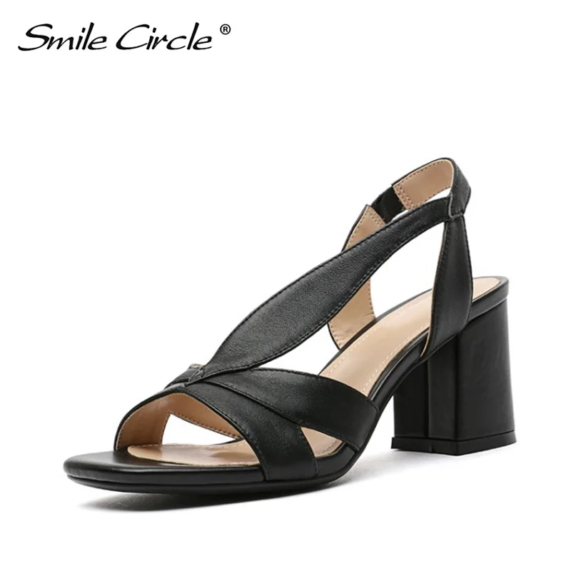 Smile Circle/commuter/женская летняя обувь для банкета со стразами на не сужающимся книзу