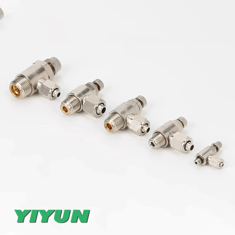 Латунный металлический регулирующий клапан дроссельной заслонки с