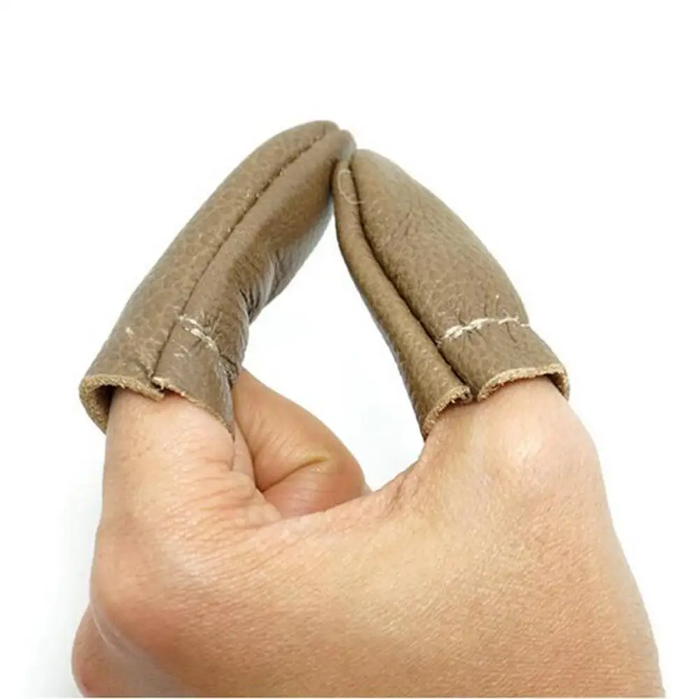 1 пара безопасного валяния иглы из воловьей кожи инструмент для ручной вышивки