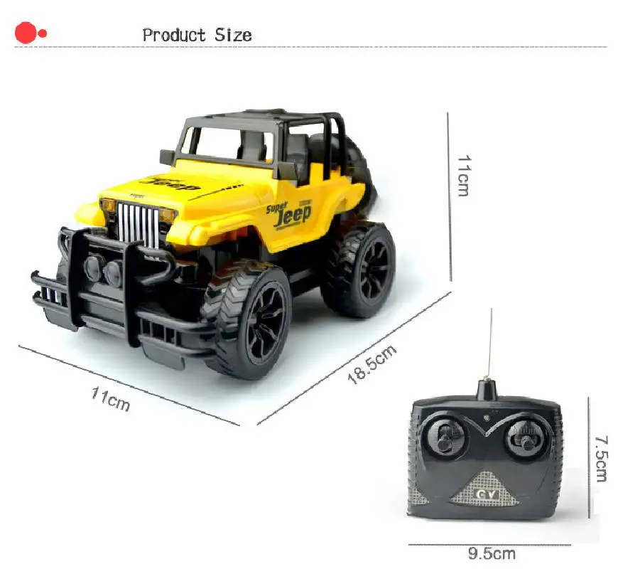 

1:24 RC Car Super Big Remote Control Car Road Vehicle SUV Jeep off-road Vehicle 1/16 Radio Control Car Electric Toy Dirt Bike