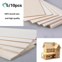 510pcsset wooden plate model balsa wood for diy house ship aircraft toys 300x100mm