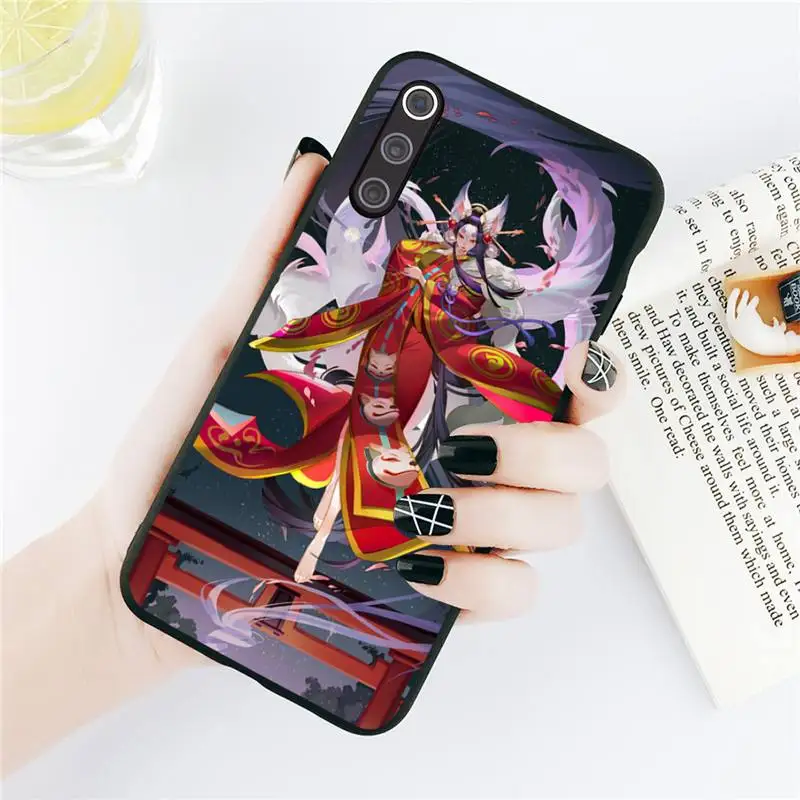 

Japan Onmyoji hot game Phone Case For Xiaomi Redmi note 7 8 9 t k30 max3 9 s 10 pro lite Luxury brand shell funda coque