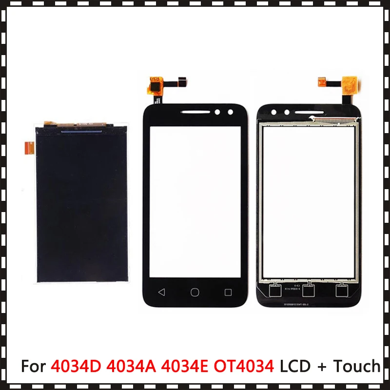 Новый высококачественный ЖК-дисплей 3 5 дюйма для Alcatel One Touch 4034D 4034A 4034E OT4034 с