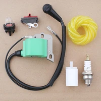 ignition coil switch fuel filter line kit for husqvarna 61 261 262 266 268 272 272xp chainsaw 544018801 503901701 w spark plug