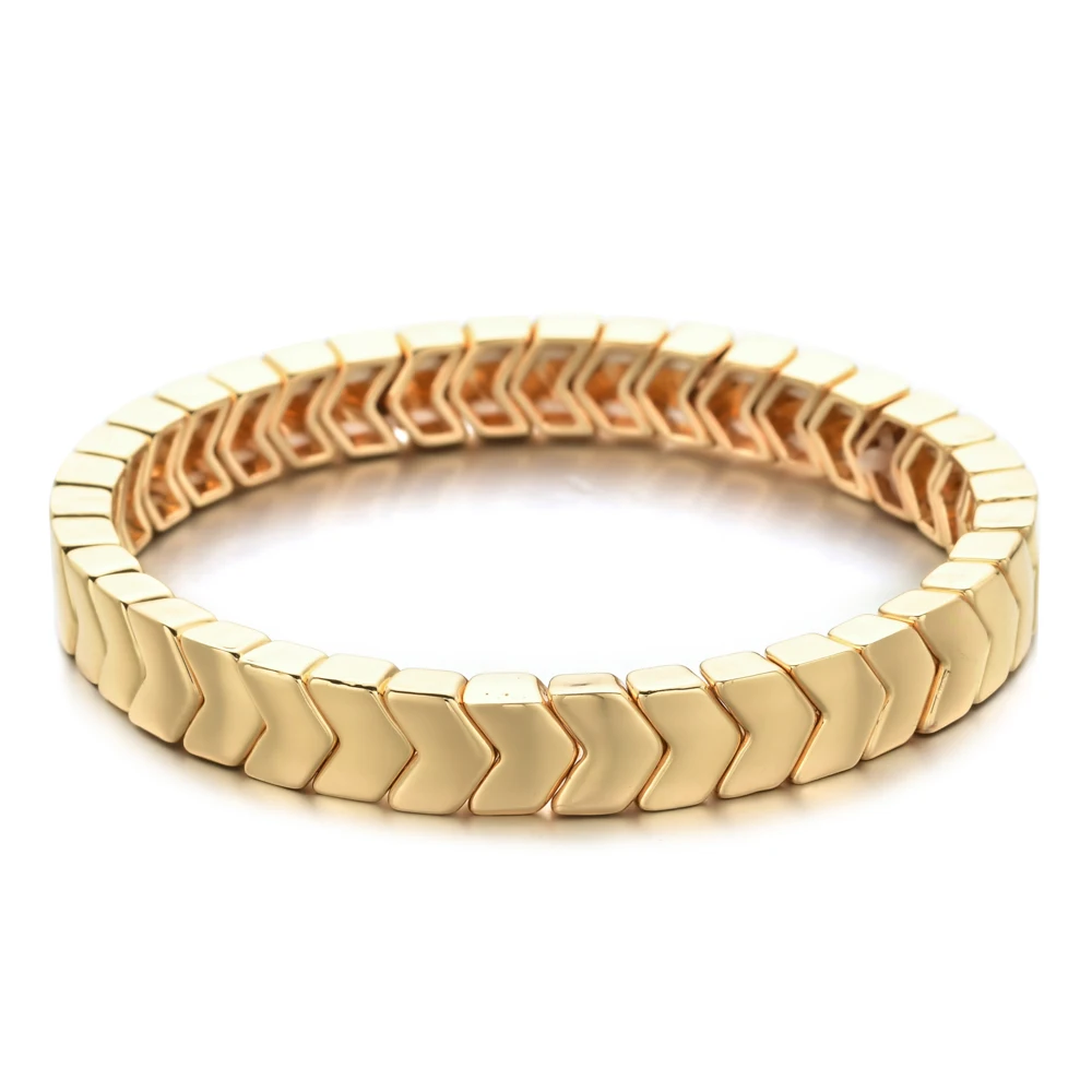 ZMZY 14k позолоченный серебряный цвет богемные металлические браслеты со стрелками для женщин вечерние браслет мужские Ювелирные изделия Подарки оптовая продажа