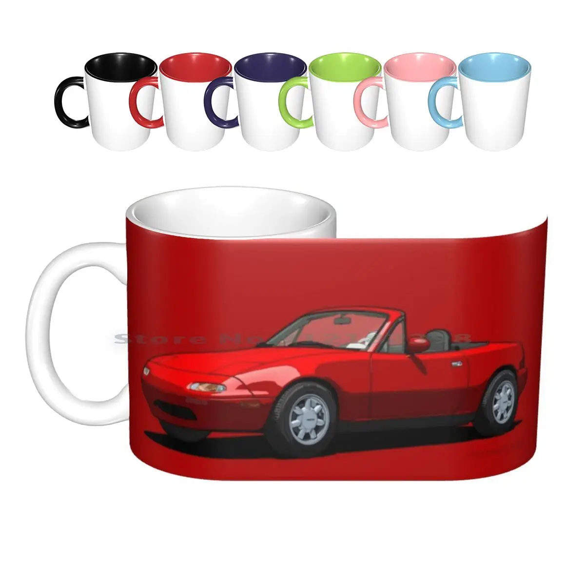 Классические красные керамические кружки Mazda Mx-5 Miata кофейные чашки кружка для