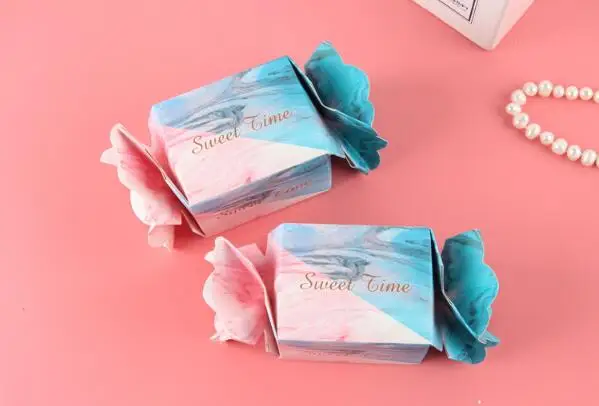 20 шт./лот Подарочная коробка с милыми цветами и единорогом для вечерние ринки