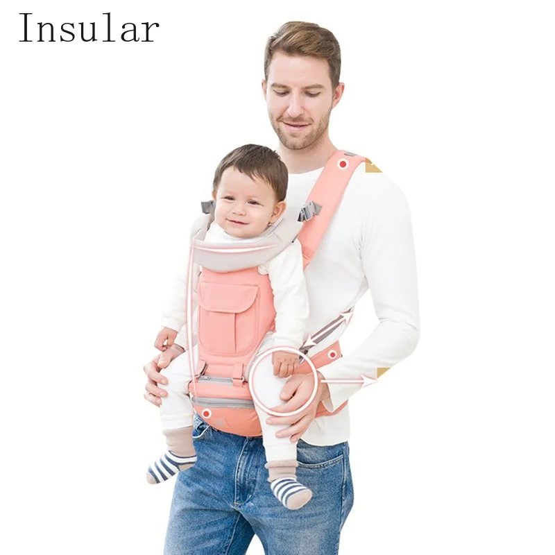 

Multifunctional Baby Carriers Four-season General Three-in-one Straps Breathable Babies Waist Stool Sitting Back Wrap Sling