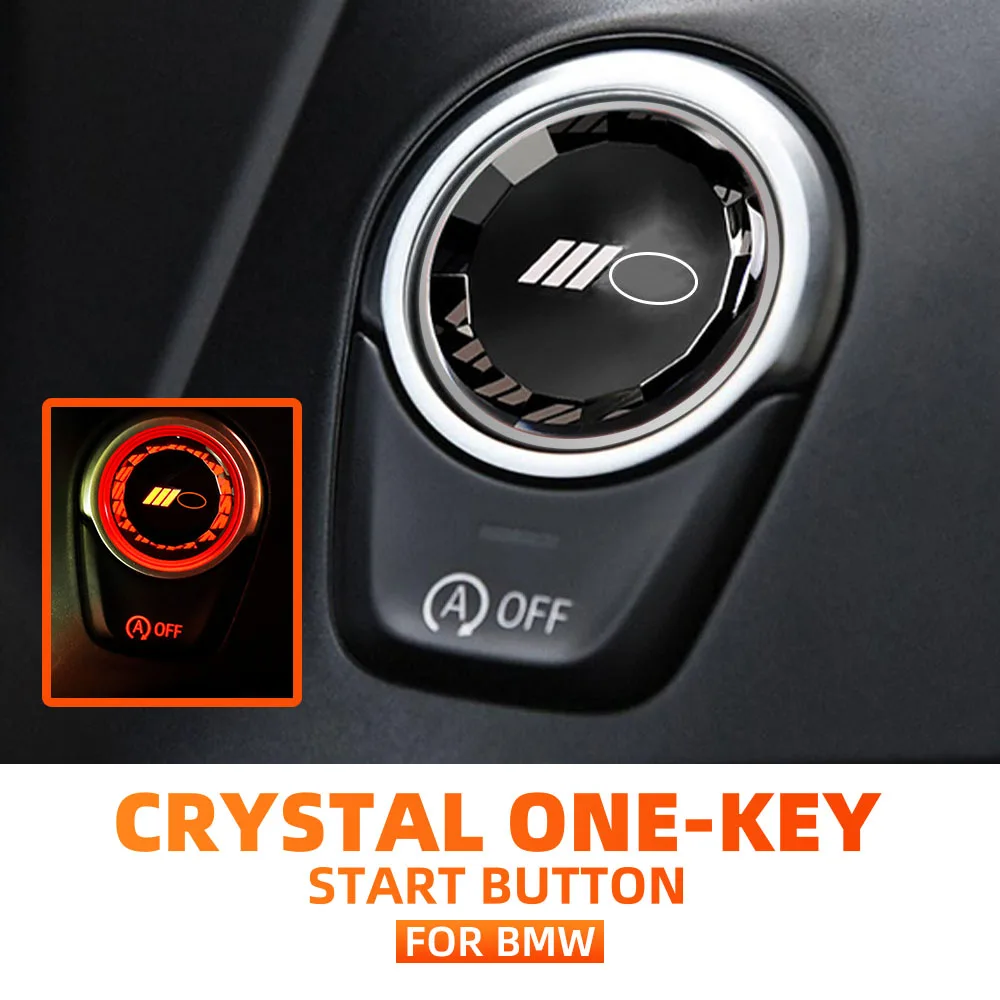 Для BMW M F02 F12 F25 F26 F30 F34 Автомобильная кристальная кнопка включения и остановки