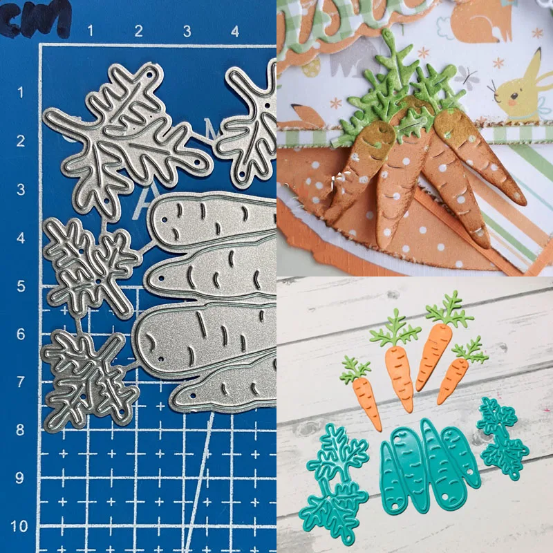 

Lucky Goddess Metal Cutting Dies Carrot set diy Scrapbooking Photo Album Decorative Embossing Paper Card Crafts Die